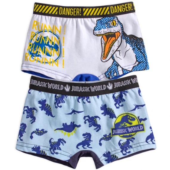 Jurassic World Danger gyerek boxeralsó 2 darab/csomag 2 - 8 év / 92 - 128 cm
