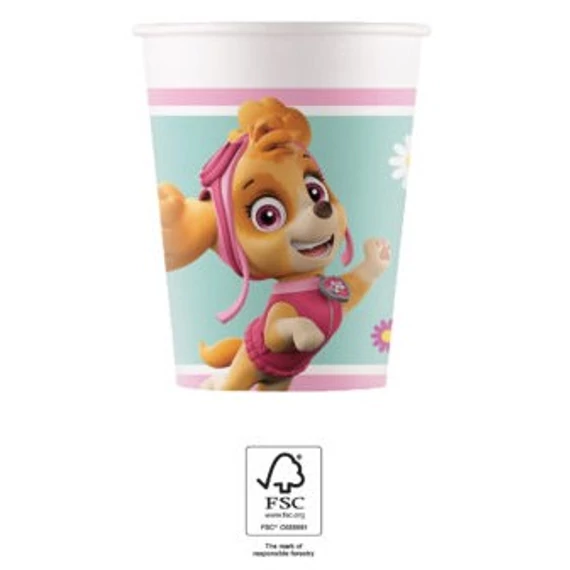 Mancs Őrjárat Skye and Everest papír pohár 8 db-os 200 ml FSC