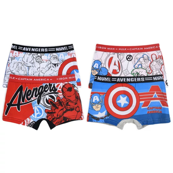 Bosszúállók Troop gyerek boxeralsó 2 darab/csomag 2 - 8 év / 92 - 128 cm