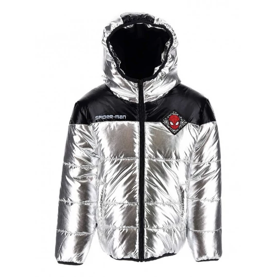 Pókember Silver gyerek bélelt kabát 3 - 8 év / 98 - 128 cm