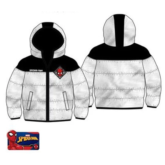 Pókember Silver gyerek bélelt kabát 3 - 8 év / 98 - 128 cm
