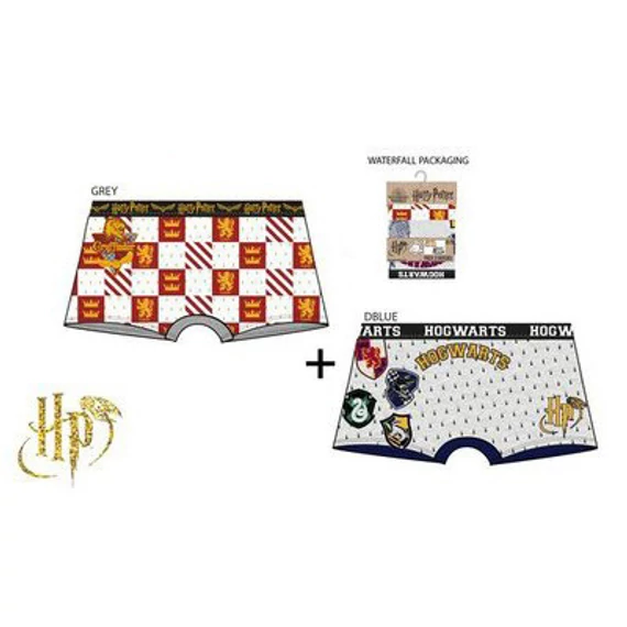 Harry Potter Hogwarts House gyerek boxeralsó 2 darab/csomag 6 - 8 év / 116 - 128 cm