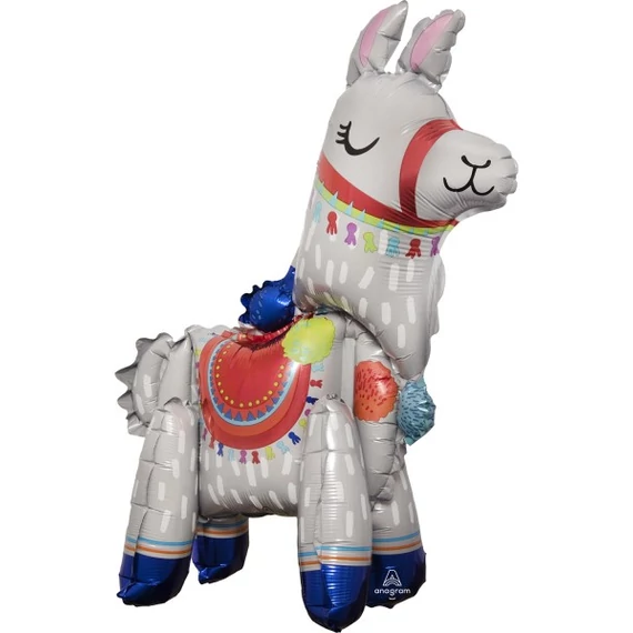 Láma Fiesta fólia lufi 58 cm
