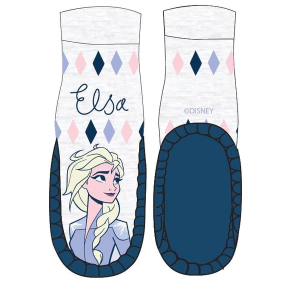 Disney Jégvarázs Elsa bőrtalpú zokni 23-28