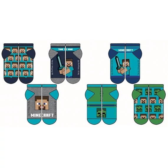 Minecraft Crafty Feet gyerek titokzokni 23-38