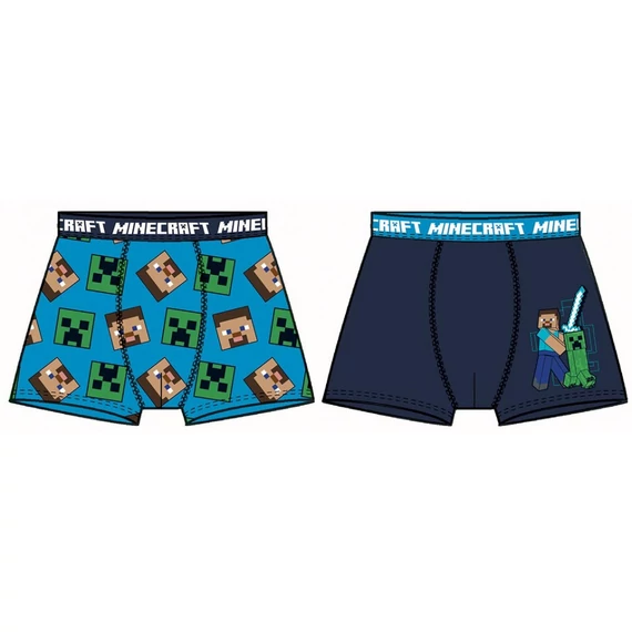 Minecraft Pixel gyerek boxeralsó 2 darab/csomag 6 - 12 év / 116 - 152 cm