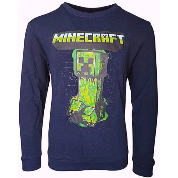 Minecraft Green Menace gyerek pulóver 6 - 12 év / 116 - 152 cm