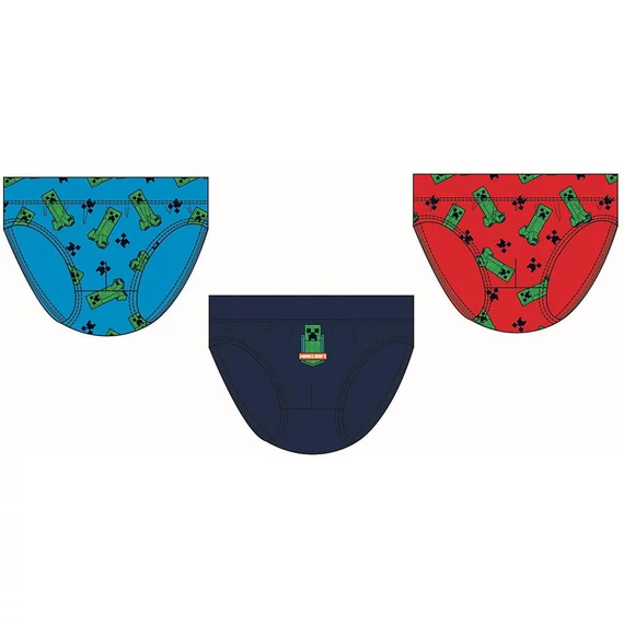 Minecraft Mine-Guards gyerek fehérnemű, alsó 3 darab/csomag 6 - 12 év / 116 - 152 cm