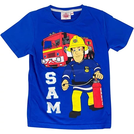 Sam a tűzoltó Fire Extinguishing gyerek rövid póló 2 db-os szett 3 - 8 év / 98 - 128 cm