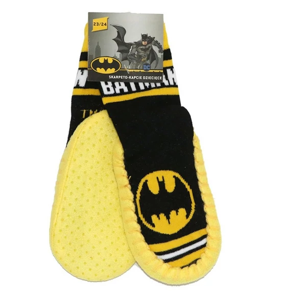 Batman Symbol bőrtalpú zokni 23-28