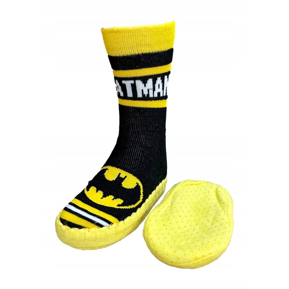 Batman Symbol bőrtalpú zokni 23-28