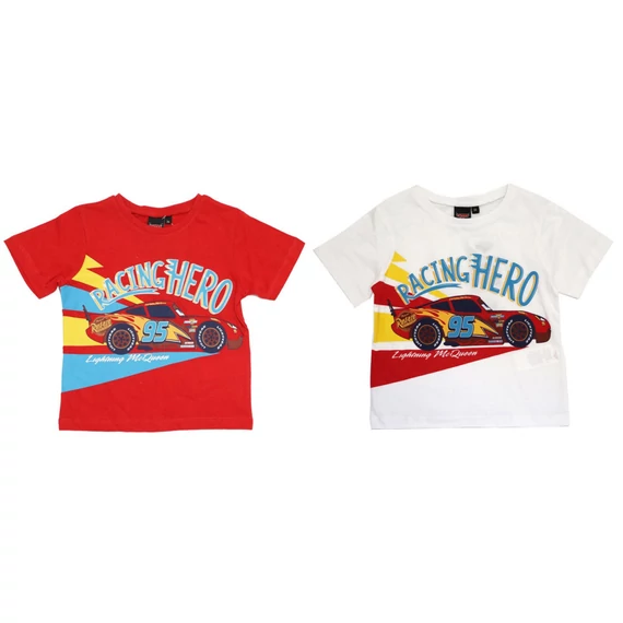 Disney Verdák Racing Hero gyerek rövid póló, felső 3 - 8 év / 98 - 128 cm