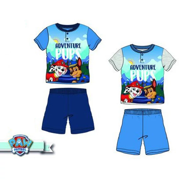 Mancs Őrjárat Adventure Pups gyerek rövid pizsama 3 - 8 év / 98 - 128 cm