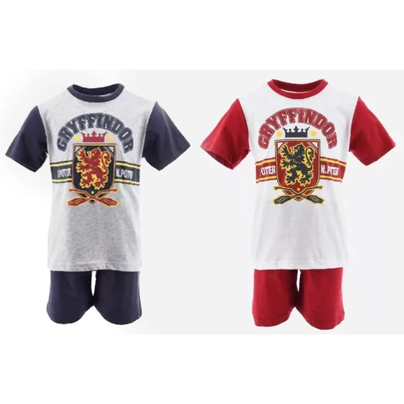 Harry Potter Gryffindor gyerek rövid pizsama 6 - 12 év / 116 - 152 cm
