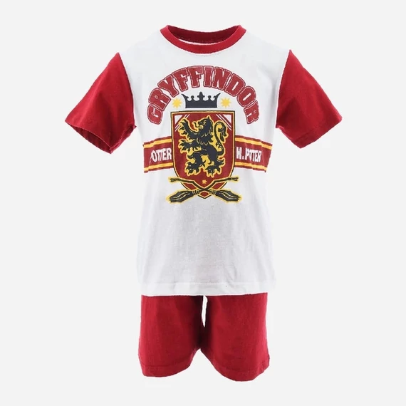 Harry Potter Gryffindor gyerek rövid pizsama 6 - 12 év / 116 - 152 cm