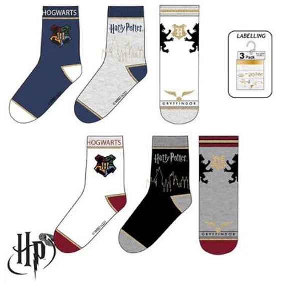 Harry Potter Hogwarts gyerek zokni 23-34