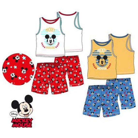 Disney Mickey Cheerful Ears gyerek rövid pizsama 3 - 8 év / 98 - 128 cm