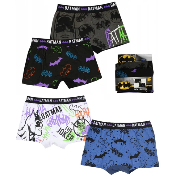 Batman Joker gyerek boxeralsó 2 darab/csomag 2 - 8 év / 92 - 128 cm