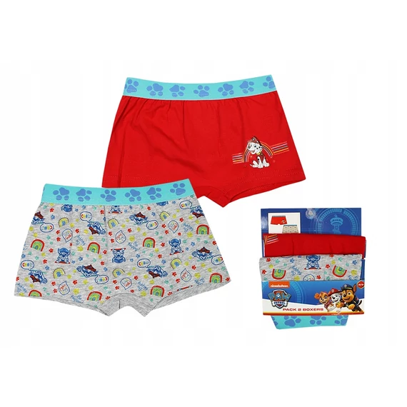 Mancs Őrjárat Happy gyerek boxeralsó 2 darab/csomag 2 - 8 év / 92 - 128 cm