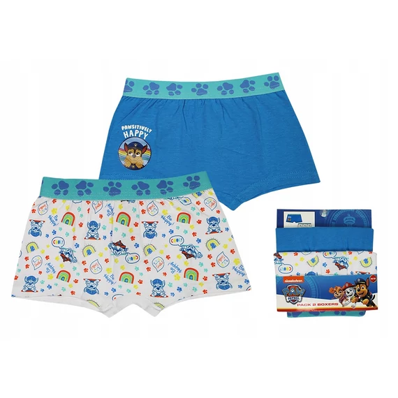 Mancs Őrjárat Happy gyerek boxeralsó 2 darab/csomag 2 - 8 év / 92 - 128 cm