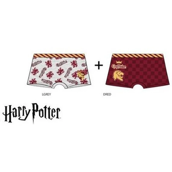 Harry Potter Red Lion gyerek boxeralsó 2 darab/csomag 10 - 12 év / 140 - 152 cm