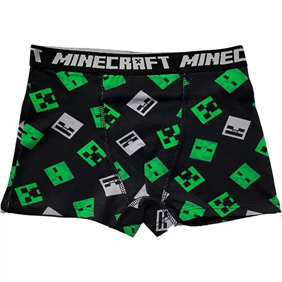 Minecraft Green gyerek boxeralsó 2 darab/csomag 10 év / 140 cm