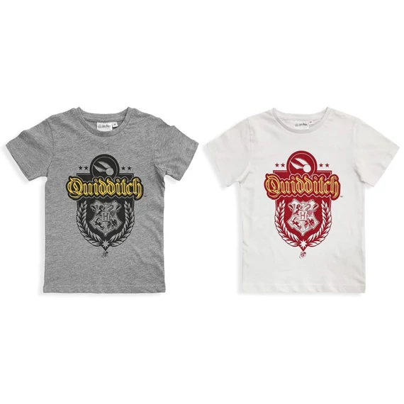 Harry Potter Quidditch gyerek rövid póló, felső 6 - 12 év / 116 - 152 cm