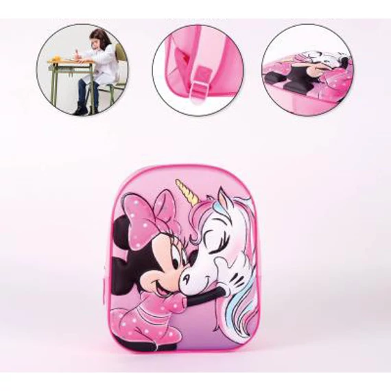 Disney Minnie Unicorn 3D hátizsák, táska 31 cm