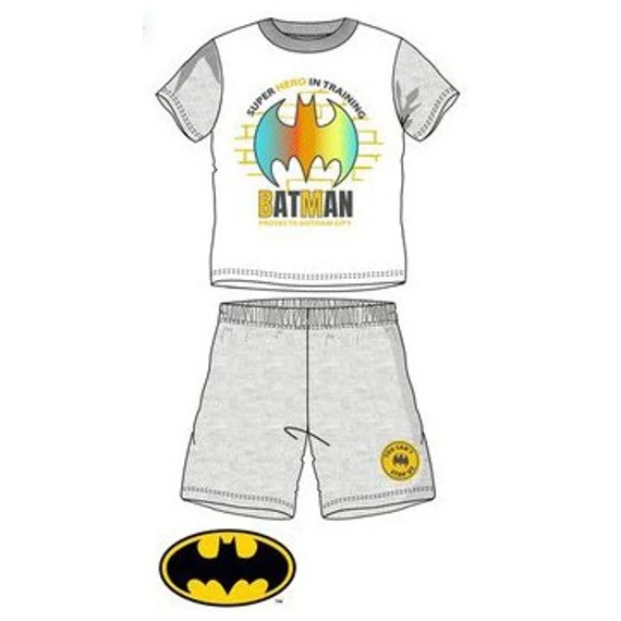 Batman Protects Grey gyerek rövid pizsama 4 év / 104 cm