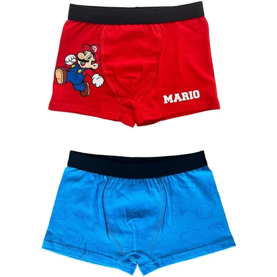 Super Mario Come On gyerek boxeralsó 2 darab/csomag 5 - 12 év / 110 - 152 cm