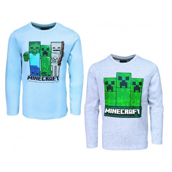 Minecraft Trio gyerek hosszú ujjú póló, felső 6 - 12 év / 116 - 152 cm