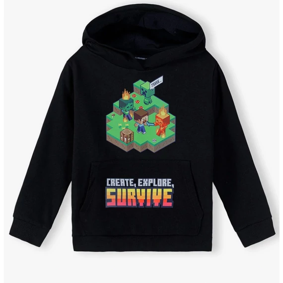 Minecraft Survive gyerek pulóver 10 év / 140 cm