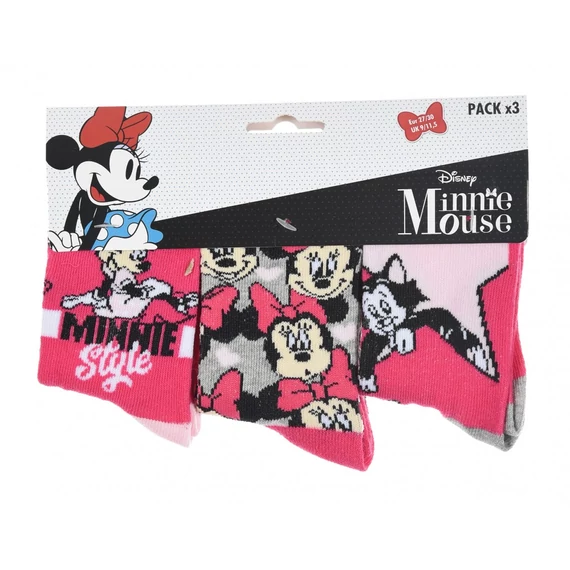 Disney Minnie Pink Style gyerek zokni 31/34
