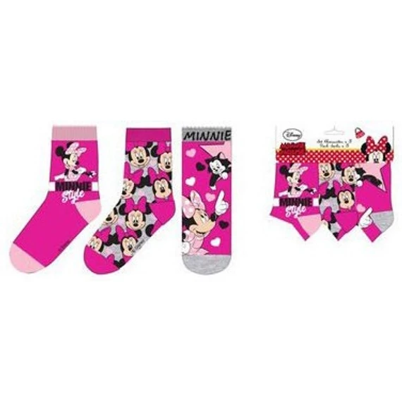 Disney Minnie Pink Style gyerek zokni 31/34