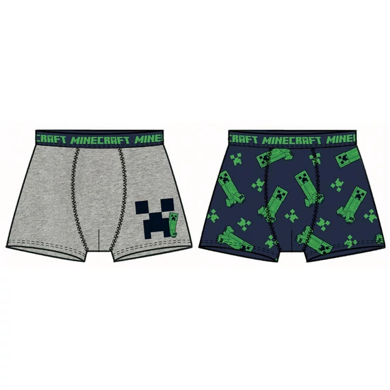 Minecraft Creeper Combo gyerek boxeralsó 2 darab/csomag 12 év / 152 cm