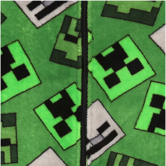 Minecraft Emerald gyerek hosszú pizsama, overál 5 - 6 év / 110 - 116 cm