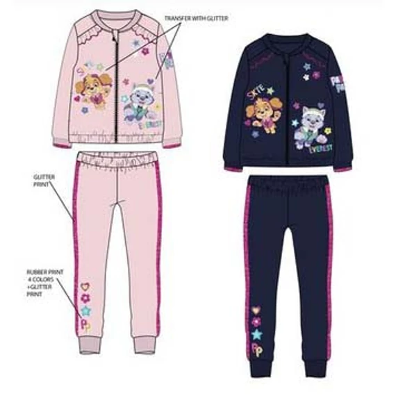 Mancs Őrjárat Girly gyerek melegítő, jogging szett 3 - 6 év / 98 - 116 cm