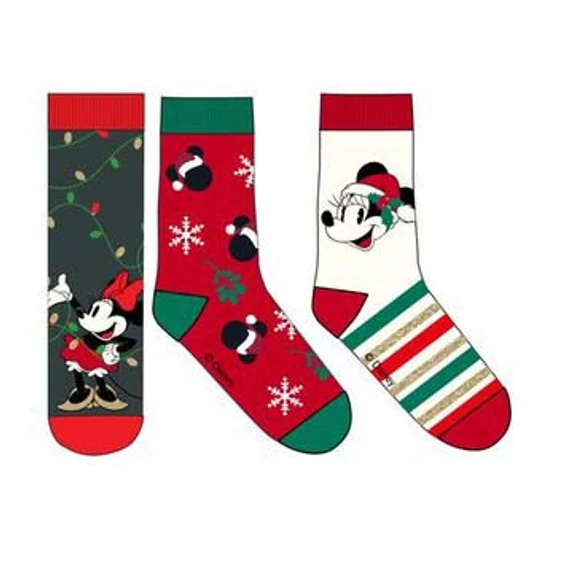 Disney Minnie Skylight Karácsonyi női zokni 39/41