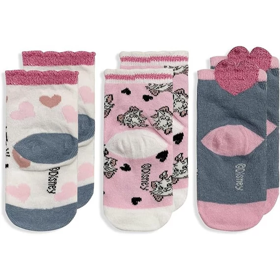 Disney Marie Hearts baba zokni 0/6 hó