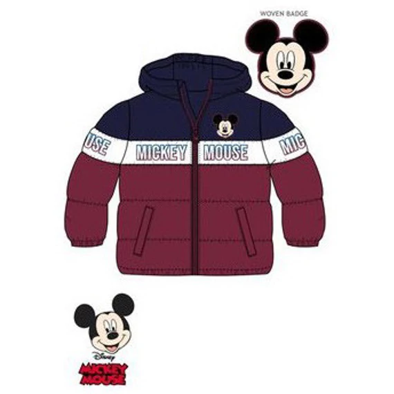 Disney Mickey Burgundy baba bélelt kabát 24 hó