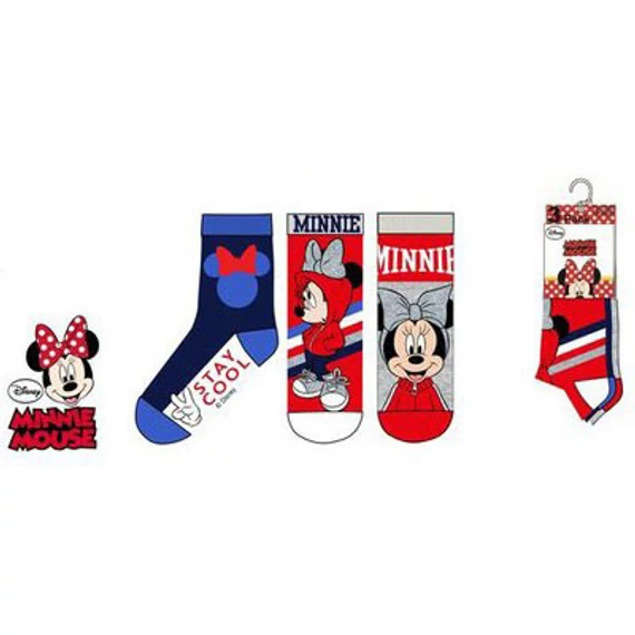Disney Minnie Stay Cool Red gyerek zokni 31/34
