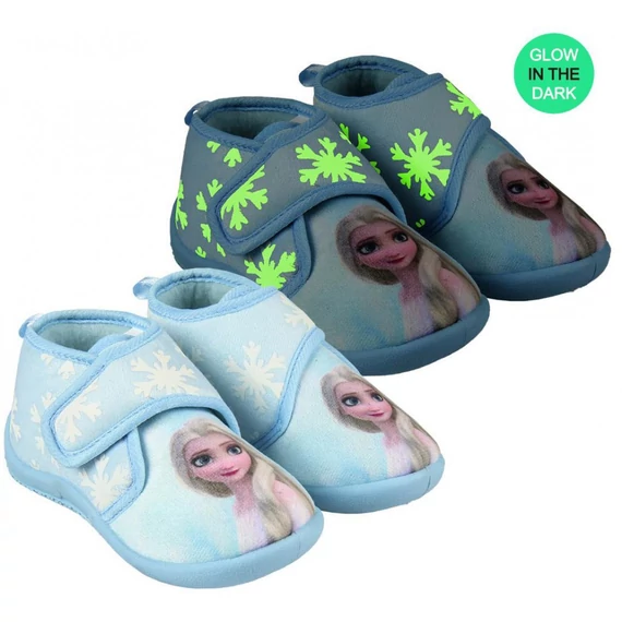 Disney Jégvarázs Elsa sötétben világító Benti cipő 28