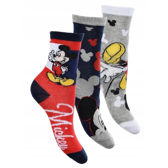 Disney Mickey Cozy Toes gyerek zokni 27/30