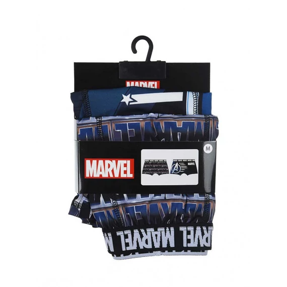 Bosszúállók Captain America Blue férfi boxeralsó 2 darab/csomag (S-XL)