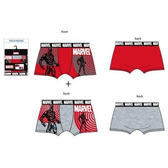 Marvel Black Panther férfi boxeralsó 2 darab/csomag (S-XL)