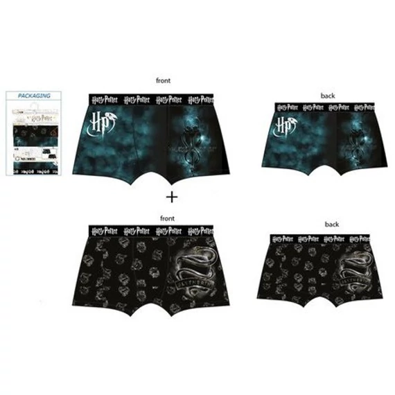 Harry Potter Death Eaters férfi boxeralsó 2 darab/csomag (S-XL)