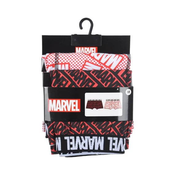 Marvel Red férfi boxeralsó 2 darab/csomag (S-XL)