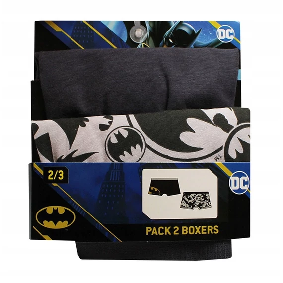 Batman Caped Crusader gyerek boxeralsó 2 darab/csomag 2 - 8 év / 92 - 128 cm