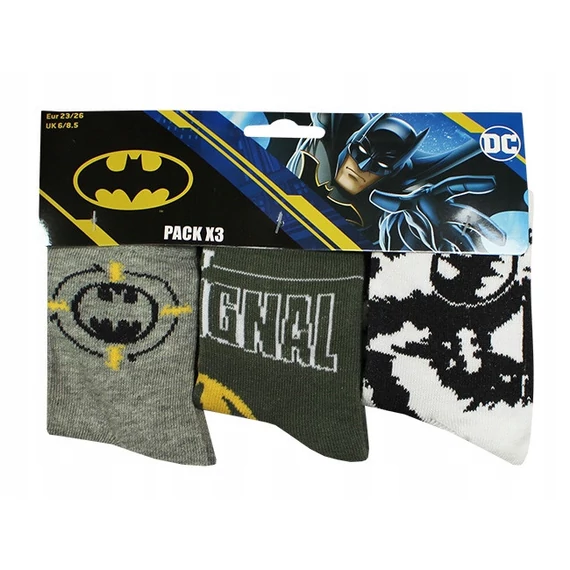 Batman Signal gyerek zokni 23-34