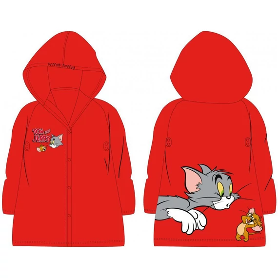 Tom és Jerry Red esőkabát 3 - 8 év / 98 - 128 cm